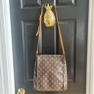 Vintage LOUIS VUITTON Musette Salsa GM Monogram Messenger/Crossbody Bag Dust Bag